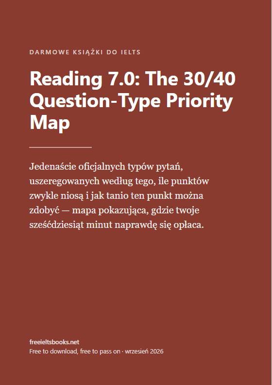 Reading 7.0: The 30/40 Question-Type Priority Map